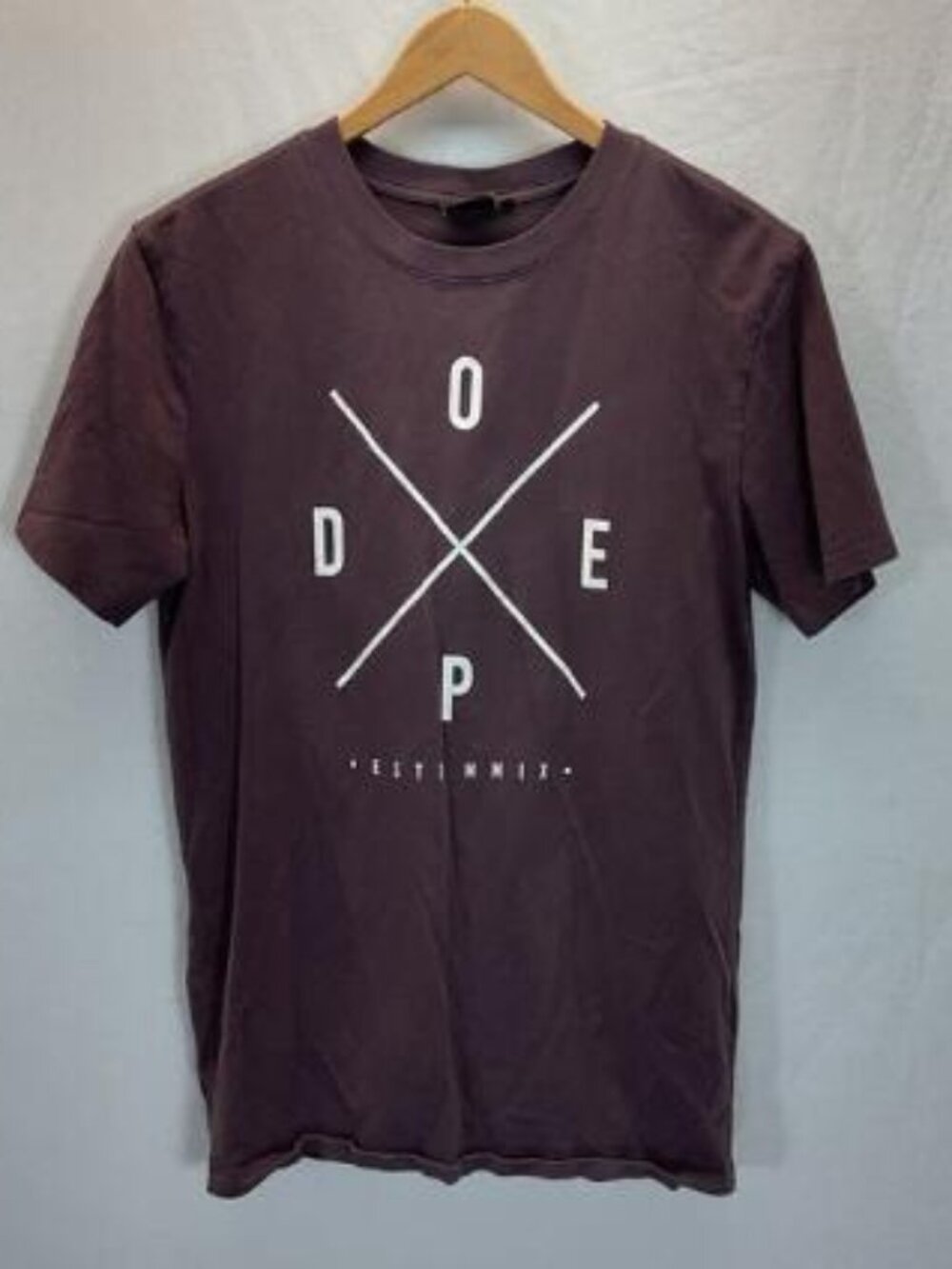 Dope Polo Parody T Shirt 90s Satire Purple S MMIX